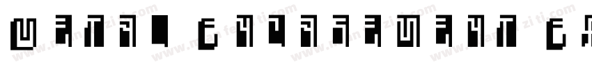Metal Encasement Extended RegularSW字体转换